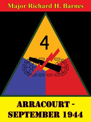 cover image of Arracourt--September 1944